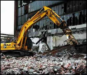 Demolition in Progress